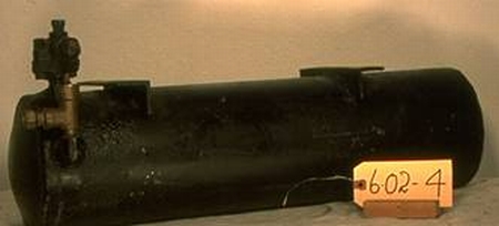 Horizontal refrigerant receiver